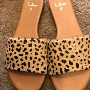 Leopard Flip flops